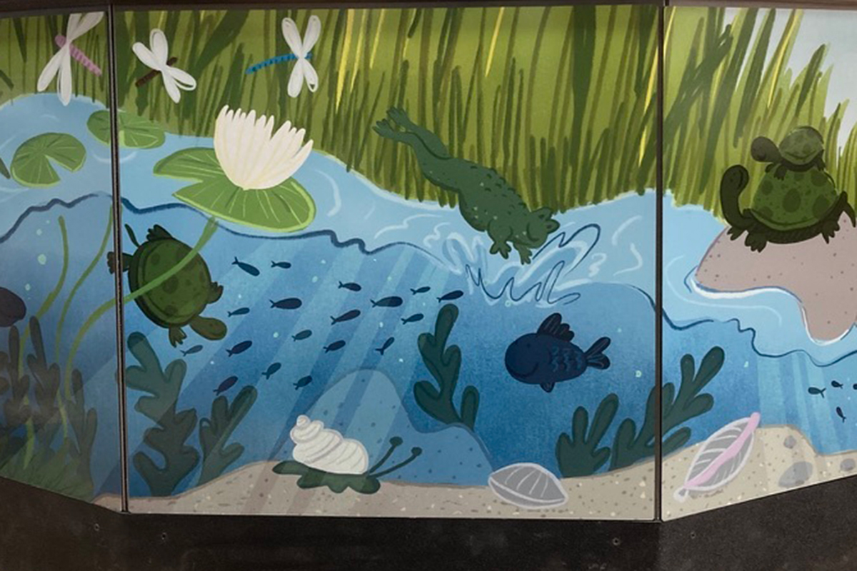 outside of toddler area